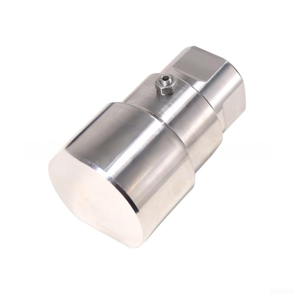 Junta giratoria hembra de acero inoxidable de 1 pulgada para rosca Bsp, conector de carrete de manguera resistente con construcción de larga duración para sistemas de riego de jardín, acabado plateado