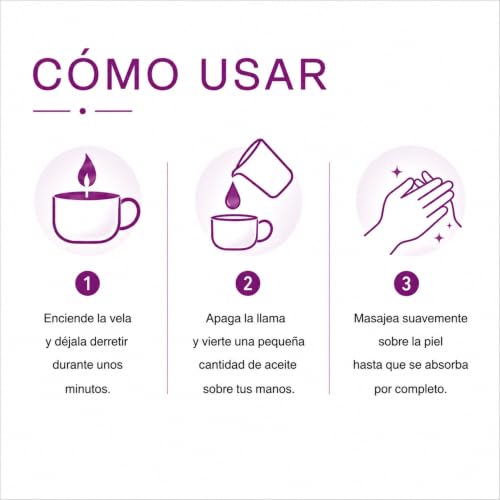 Miniatura 6 de Beauty Image Pack De 2 Velas De Masaje Grandes - Fruta De La Pasión - Lavanda De 4 A 5 Masajes De Cuerpo Entero Cada Vela . Aceite Caliente Para Masaje Profesional. Calidad Hecho En Europa.