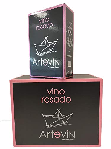 Bag in Box ARTEVIN vino ROSADO 'clarete' 12 L (4 x 3 LITROS)…