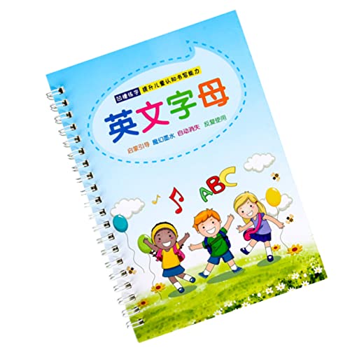 VILLCASE グルーブコピーブック 書き取り練習帳 書道練習帳 コピーブック書き取り 描画ツール スキル向上に役立学習用ツール 初心者や未就学児向けの商品画像（Amazon）