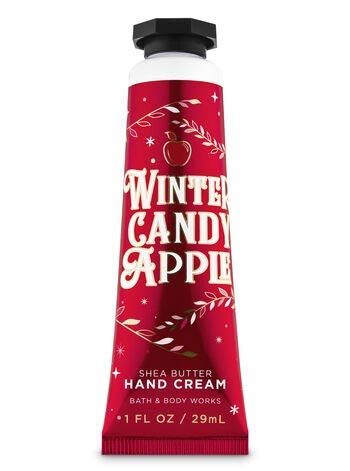 Bath and Body Works - Winter Candy Apple, Vanilla Bean Noel and Twisted Peppermint - Shea Butter Hand Cream – 3 pc- 1.0 fl oz each (2019 Holiday Edition)