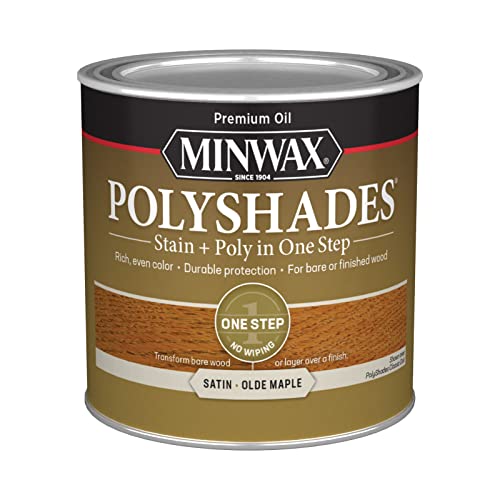 Minwax PolyShades Olde Maple Satin ½ Pint