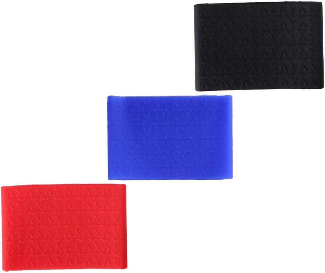 BESTYASH 3Pcs Large Hair Clipper Grip Covers Anti-Slip Silicone Protection Sleeves for Professional Barber Tools Shock Absorbing Design Suitable for Haircutting and Grooming
