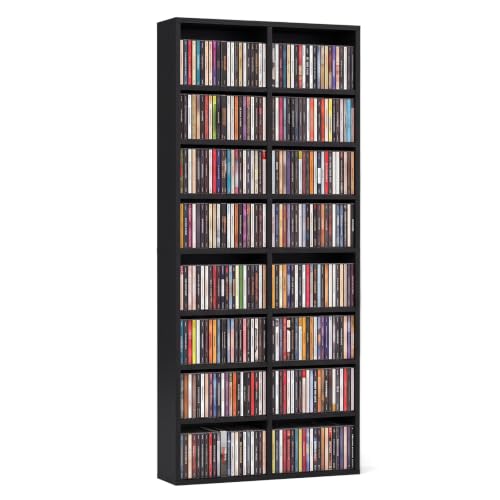 GIANTEX 16-Shelf DVD Rack