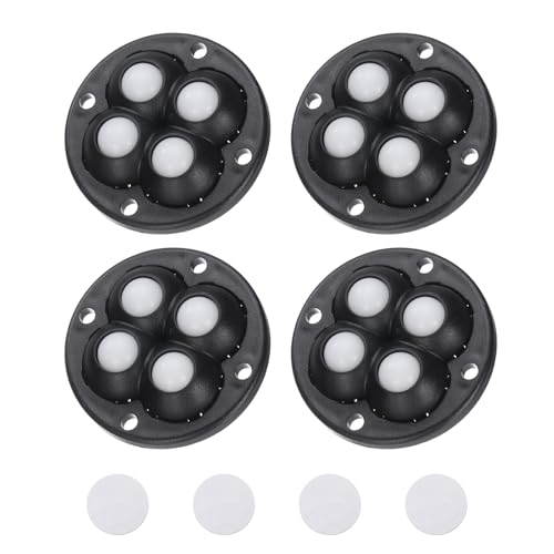 uxcell ȔSLX^[zC[ 4 360x] ~jLX^[][[ jo[TSXCxzC[ Ƌ[ S~p (ubN, iC[O{[4)