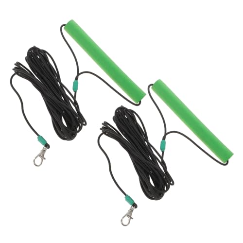 Yardwe 2Pcs Portable Parrot Leash Lightweight Traction Ropes for Outdoor Bird Training for Hamsters and Animals Easy Wear and Green