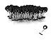 Honbay 100pcs Plastic Ring 6 in 1 Bean Shape Rubber Float Stop Fishing Bobber Stopper Sinker