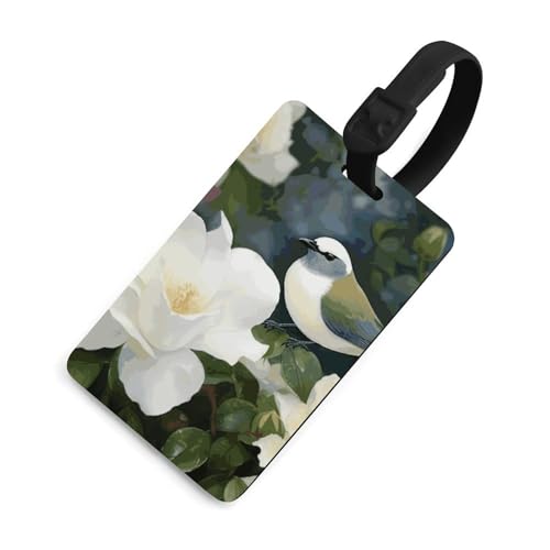 Étiquettes à bagages pour homme et femme avec porte-étiquette d'identification noir
