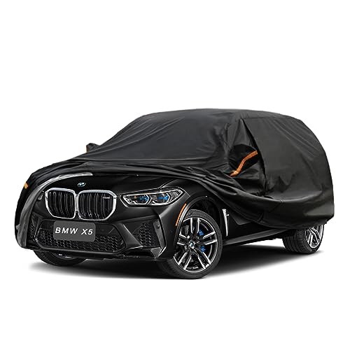 Image of GUNHYI 7 Layer SUV Car Cover Custom Fit BMW X5 (2007-2025) Waterproof All Weather, Heavy Duty Outdoor Snow Sun Rain Uv Protection (Ships from US Warehouse, Delivery 3-8 Days)