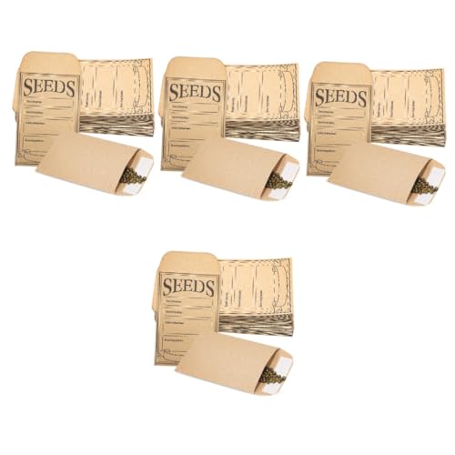 Sacs de rangement en papier kraft Housoutil contre la perte des pièces de monnaie et des graines
