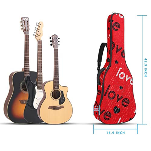 Housse pour guitare acoustique – Motif géométrique – 1 cm d’épaisseur – Rembourrage épais – Étanche – 101,6 cm – 102,6… - Les Beatles, Paul McCartney, John Lennon, RIngo Starr, George Harrison Housse pour guitare acoustique - Motif géométrique - 1 cm d'épaisseur - Rembourrage épais - Étanche - 101,6 cm - 102,6… – Image 6