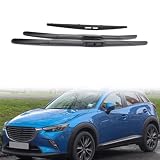 Juego de escobillas limpiaparabrisas delanteras y traseras Para Mazda CX-3 CX3 2014-2023, escobillas limpiaparabrisas de goma Para limpieza de ventanas, piezas de repuesto 22'18'10'