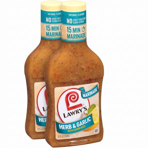 Lawry's Herb & Garlic with Lemon Juice Marinade, 12 fl oz (Pack of 2)