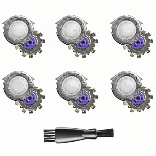 HQ8 Ersatzköpfe kompatibel mit Philips Norelco HQ8 Rasierer Ersatzscherköpfe Herren, für Norelco Series PT860 PT720 PT725 PT815 PT860 AT890 AT899 AT750 HQ8240 [6 stück]