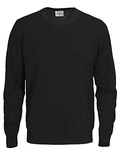 Pull col en V homme en tricot pour vos journées actives et bureau