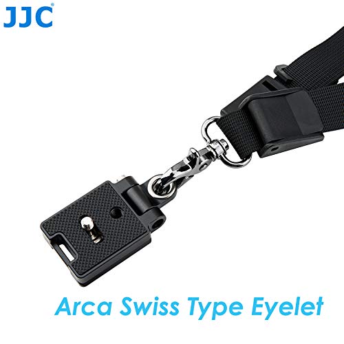 Jjc Ns-Pro1M Adjustable Quick Release Sling Strap, Cross Body Strap, Camera Strap, Rapid Shoulder Neck Sling Strap Belt, Breathable & Comfortable Shoulder Pad, Arca Swiss Type Qr Plate Strap Eyelet #TOP2