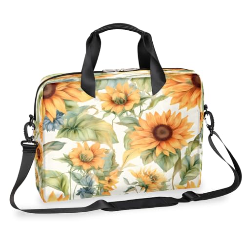 Bolsa para laptop con diseño de girasol miniatura 1