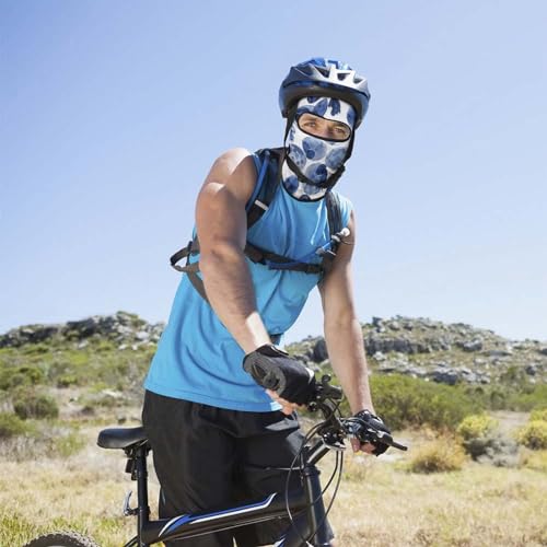 Balaclava para Hombres y Mujeres, Máscara de Esquí Gris Claro, Cubreboca Integral para Ciclismo y Actividades al Aire Libre miniatura 4