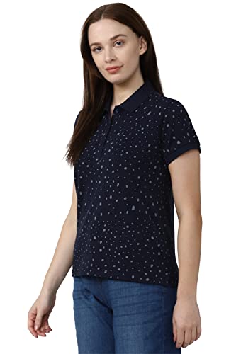 Image of Van Heusen Women's Cotton Regular Fit Polo T-Shirt