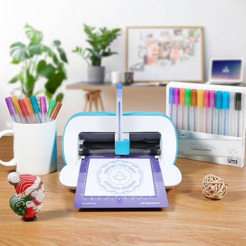 Welebar Glitter Gel Pens for Cricut Joy and Joy Xtra 0.8 Tip Medium Point Pens for Writing Drawing Cards Invitation - Image 2
