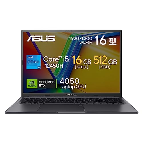 Amazon.co.jp: ASUS ノートパソコン Vivobook 16X 16インチ RTX 4050