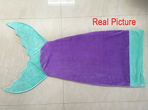 Qiaohome, coperta/sacco a pelo calda e morbida a