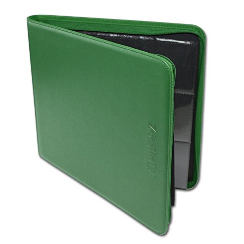 Bcw 12-Pocket Z-Folio Lx Trading Card Albums, Green #TOP1
