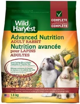 Wild Harvest Advanced Nutrition Adult Rabbit 4 Pounds, Complete And Balanced Diet