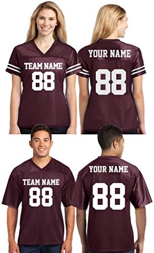 Custom 2 Sided Jerseys for Men & Women - Make Your OWN Jersey T Shirts & Customized Team Uniforms
