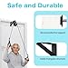 Shoulder Pulley for Physical Therapy & Rehab, Over The Door Pulley System with Metal Bracket, Over Door Exercise Pulley for Injury Rehab Recovery Stretching