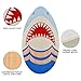 seething 35 Inch Skimboard with High Gloss Coat Wood Skim Board for Beginners,Kids, Teenagers, Adults and All Skimming(Shark)