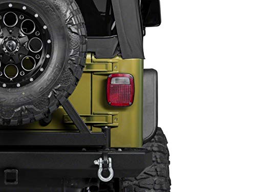 Barricade Fender Flares; Rear Compatible with 97-06 Jeep Wrangler TJ