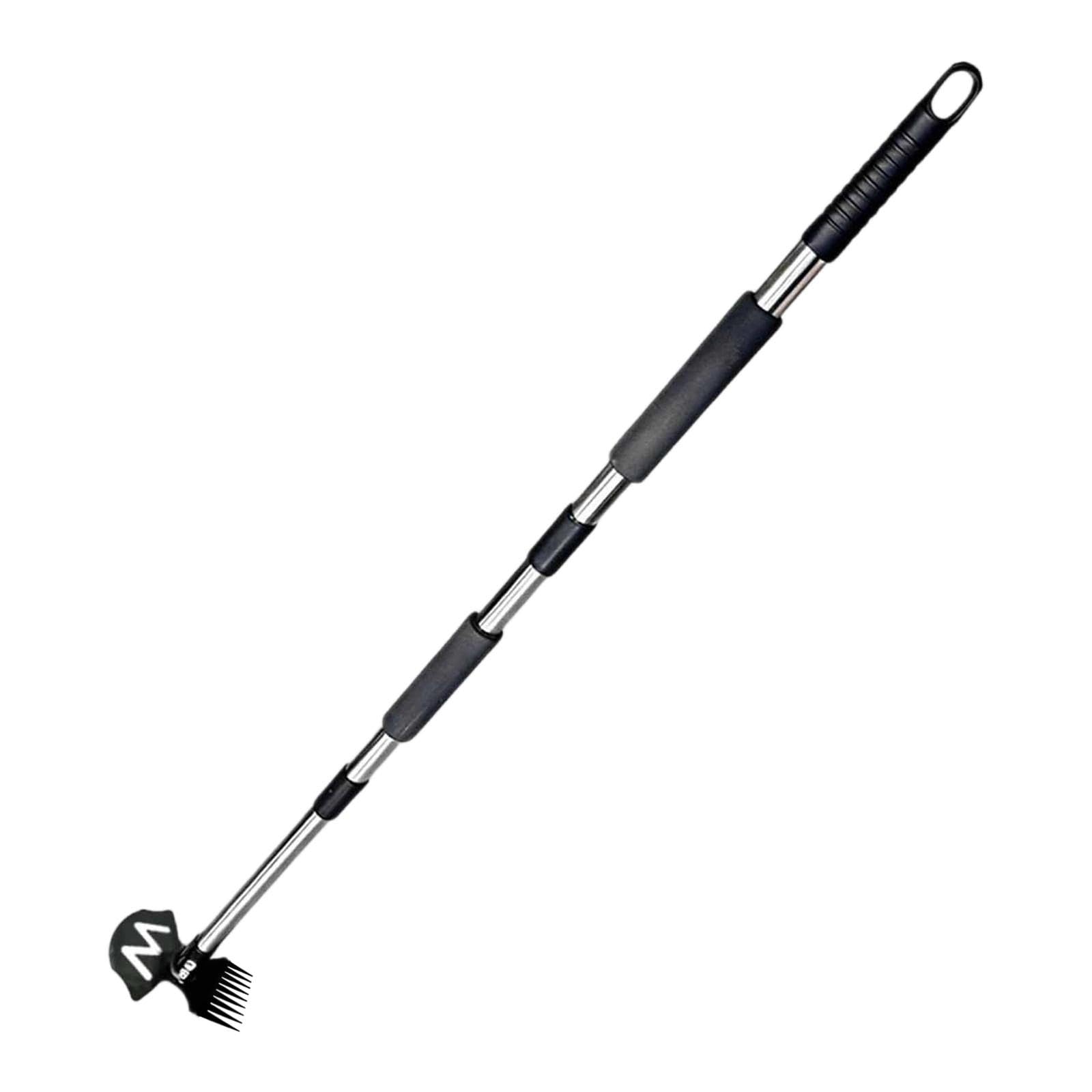 Rastrillo de Acero Inoxidable de Doble Cabezal para Desherbar, Manual para Cultivo Y Deshierbe de Suelos, Adecuado para Césped, Jardín, O, 9 Dientes
