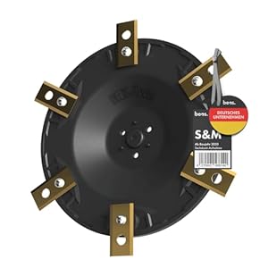 beos Premium Mähroboter Tuning-Messerteller für 6x Klingen - glasfaserverstärkte Messerscheibe - Drehscheibe kompatible mit Worx Landroid S&M (ab 2020) & Landxcape, Ferrex, uvm.