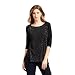 Lucky Brand Women's Silver Dahlia Mandala T-Shirt