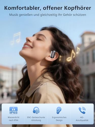 KI Kopfhörer Übersetzer in Echtzeit 4-in-1: Sprachübersetzer Kopfhörer 164 Sprachen 7 Modi mit APP - 75h Bluetooth 6.1 Übersetzung Ohrhörer mit iOS Android - ENC Übersetzer für Reisen Geschäft Lernen