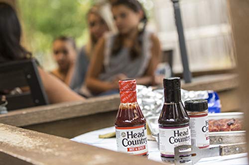 Head Country Bar-B-Q Sauce, Hot & Spicy | Soy Free, Gluten Free Spicy Bbq Sauce With No Added Preservatives | Spicy & Tangy Championship Barbecue Sauce For Pizza, Spuds & Wings | 20 Ounce, Pack Of 1 #TOP2