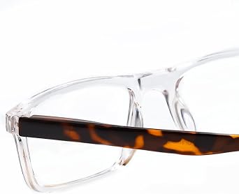 Magz Magnetic Reading Glasses with Clear Lenses Magnetic Pull Apart Readers | Flexible Neck Hanging Readers|Reading Glasses