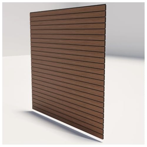 HORI Rhombus-Style WPC Sichtschutz | Stecksystem | Zaun | Garten | Gartenzaun | Lamellenzaun | Windschutz | Zaunelemente I 180 x 180 cm I Braun