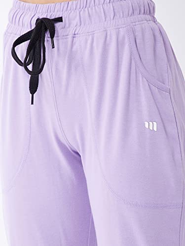 Image of Modeve Women Cotton Blend Track Pant for Summer