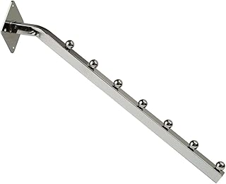 Only Hangers 18 inch Chrome 7-Ball Waterfall Wall Mount - Pack of 3