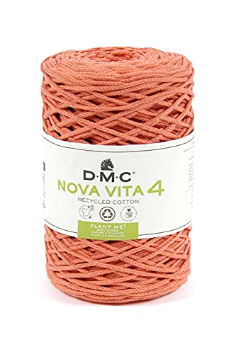 DMC Eco Vita 4, Coral Crochet Knitting Macrame Yarn, 250g - Image 2