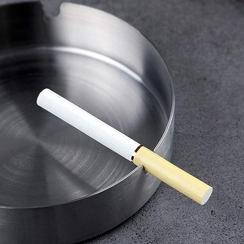 Cendrier de table 8 cm en acier inoxydable pour cuisine maison et restaurants