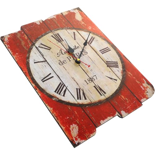 Horloge murale pour salon et café VOSAREA style européen rustique