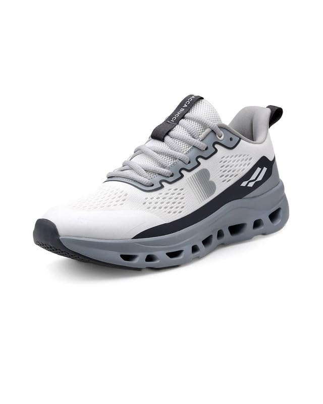 Image of Bacca Bucci Balance Men's Sports Sneakers | Ultra-Light Jacquard Running Shoes with Cushioned Rebound Sole | EVA + Rubber Heavy-Duty Outsole | All-Day Comfort & Breathable Daily Trainers