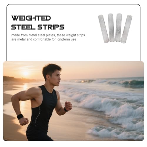 Plaques d'acier pour musculation Healeved 4 pcs de 300 g