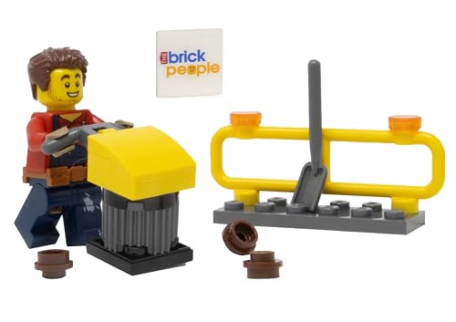 LEGO City Construction: Harl Hubbs Minifigure with Tamping Rammer
