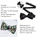 WUXEKZO Mens Boys Fashion Christmas Tree Elk Candy Pre-Tied Bow Tie, Adjustable Neck Band Creative Bow Ties for Party, Banquet, Graduation