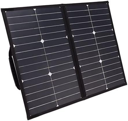Solar Panel Kit Bag System, Folding Solar Panel Bag Case for Home and Outdoor Camping Hiking Phone Charging 18V 42W