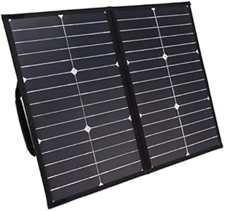 Solar Panel Kit Bag System, Folding Solar Panel Bag Case for Home and Outdoor Camping Hiking Phone Charging 18V 42W